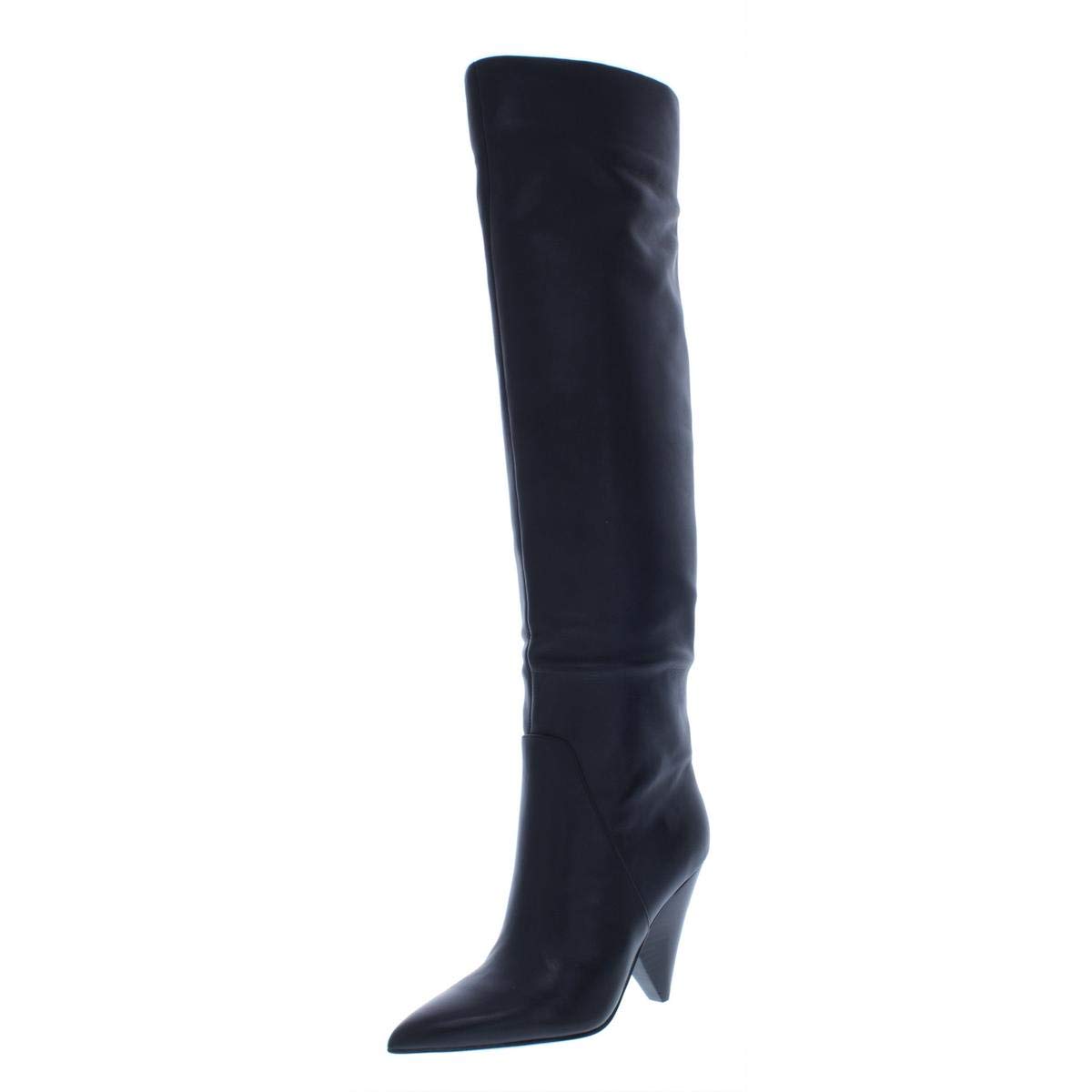 Marc Fisher Women's Fancee Leather Over-The-Knee Boots for Night Out, Party & Evening Wear - Stylish High Heel Boots for Women, Fashionable OTK Boots for Club, Date Night & Winter Outfits
