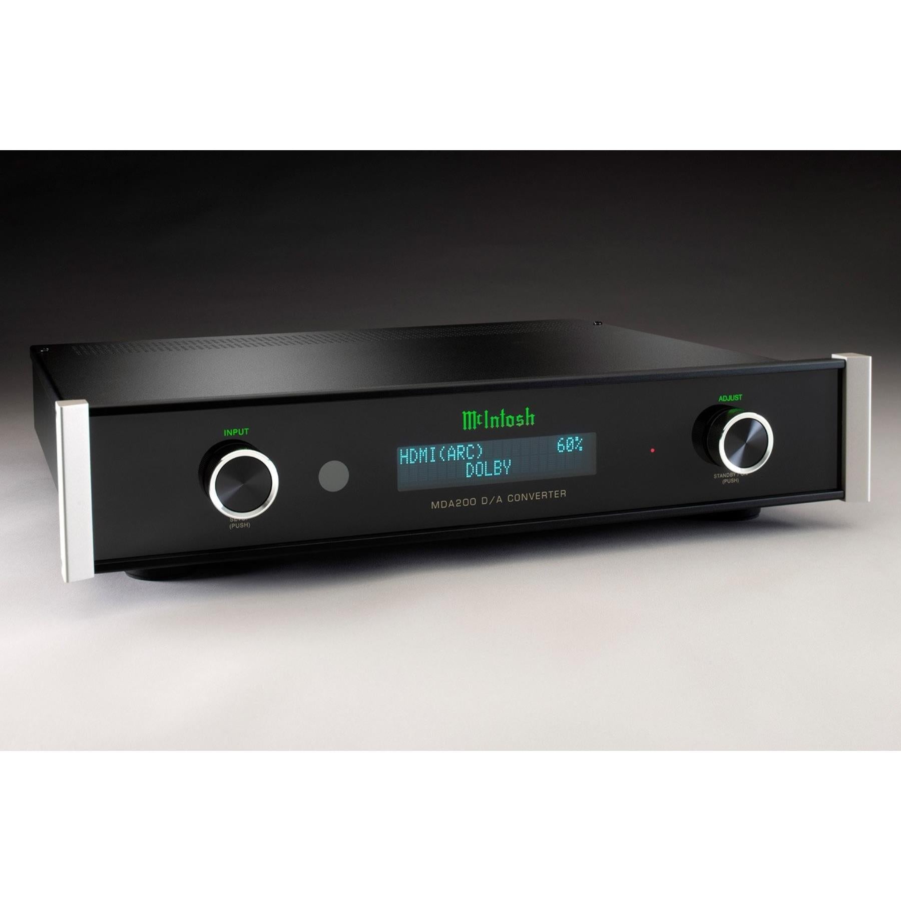 McIntosh MDA200 High-Resolution Digital-to-Analog Converter (DAC) for Audiophiles - Perfect for Home Theater & Music Listening