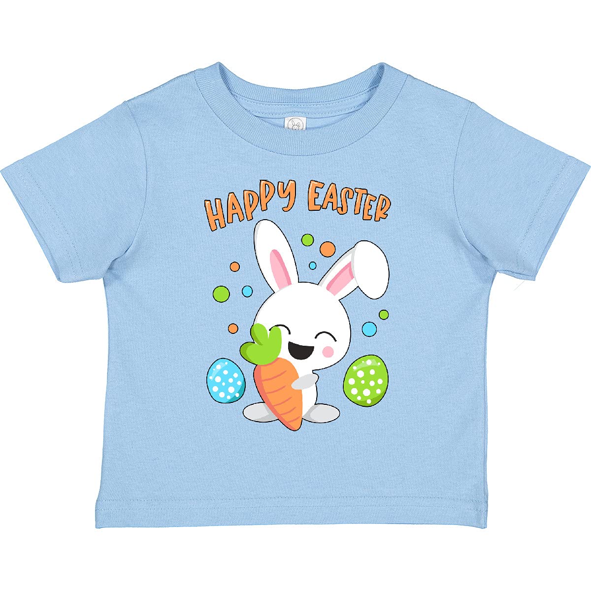 Happy Easter Bunny Toddler T-Shirt for Kids Spring Celebration