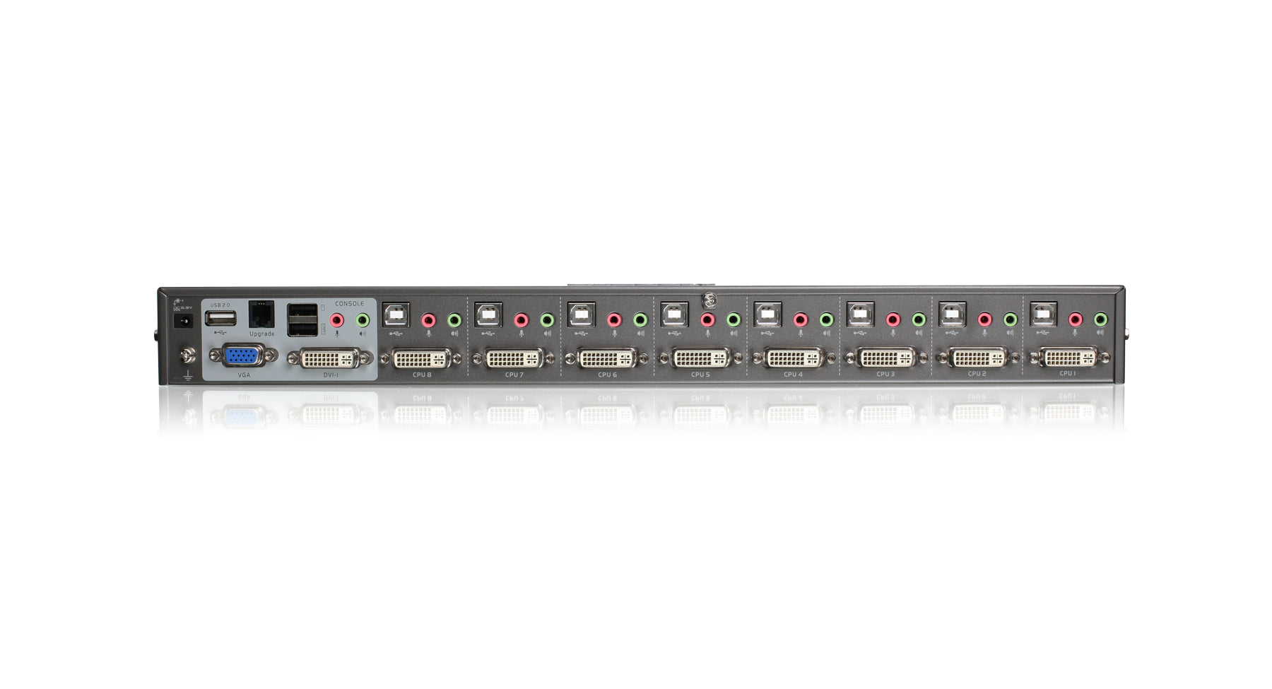 8 Port Dual Link DVI KVMP Switch with VGA Support (TAA Compliant) - Ideal for Multi-Computer Workstations, Server Rooms & IT Management