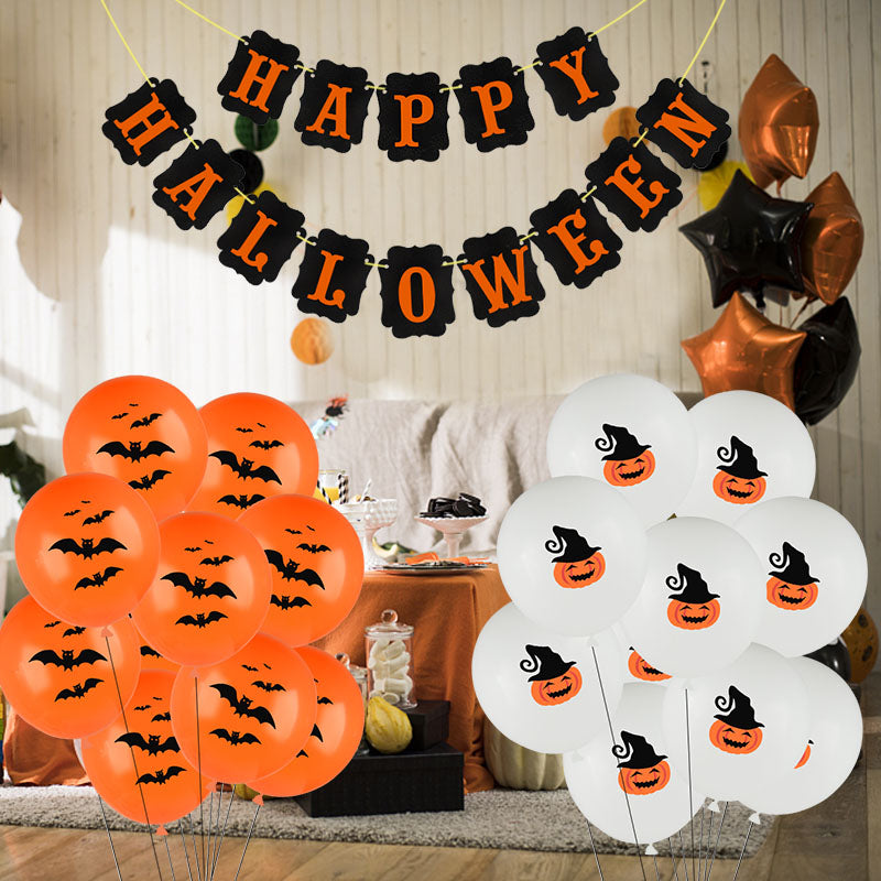Halloween Balloon Decorations - Spooky Party Balloons for Halloween Decor, Home & Party Supplies - Perfect for Halloween Parties, Home Decor, and Festive Celebrations