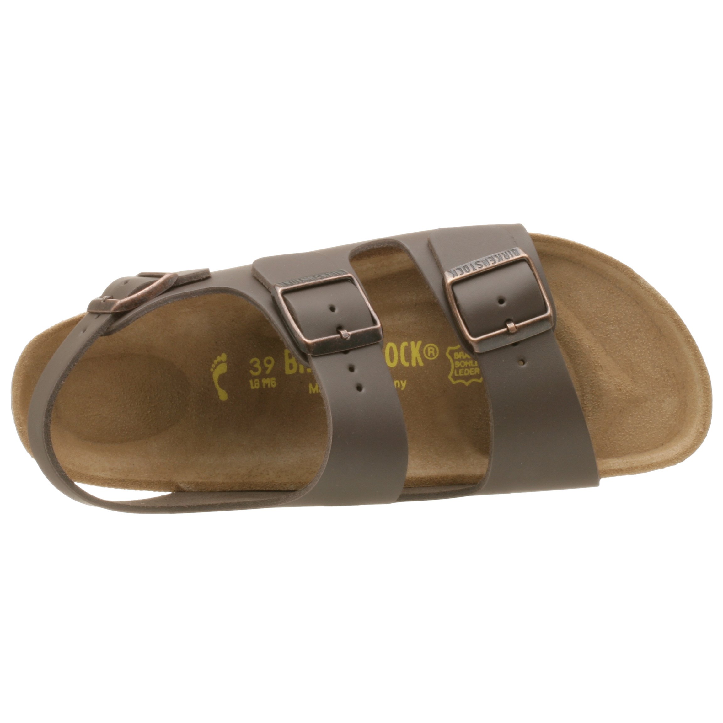 Birkenstock Unisex Milano Leather Sandals - Comfortable Cork Footbed Sandals for Men & Women | Perfect for Beach, Travel & Everyday Wear