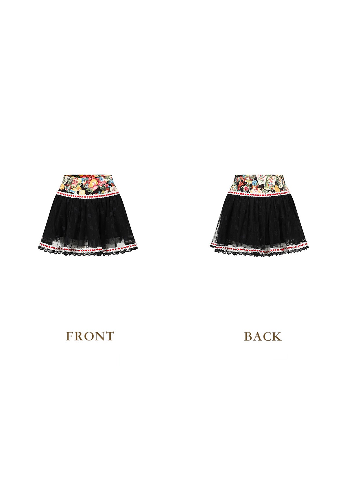 Berry Brownie Skirt for Women - A-Line Floral Print Midi Skirt with Pockets - Perfect for Casual Outings, Office Wear & Summer Vacations