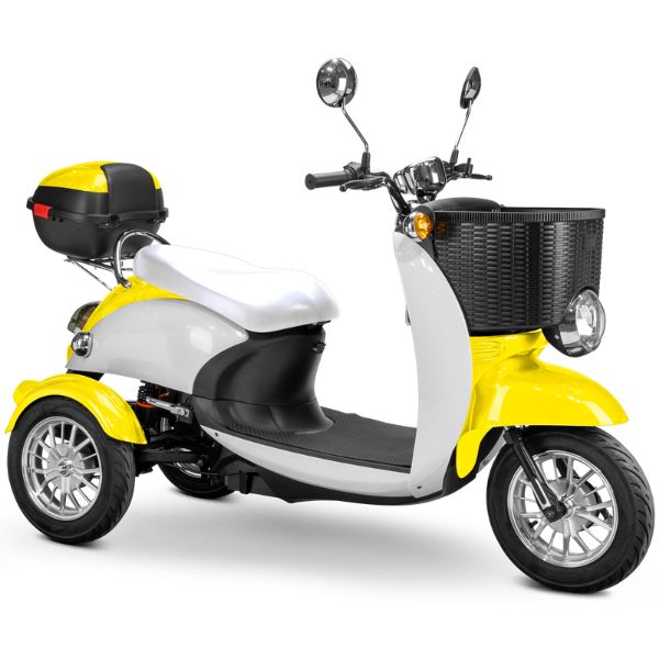 Premium Supreme 3-Wheel Mobility Scooter for Adults - Lightweight Electric Scooter with Long Battery Life - Ideal for Shopping, Travel & Outdoor Activities