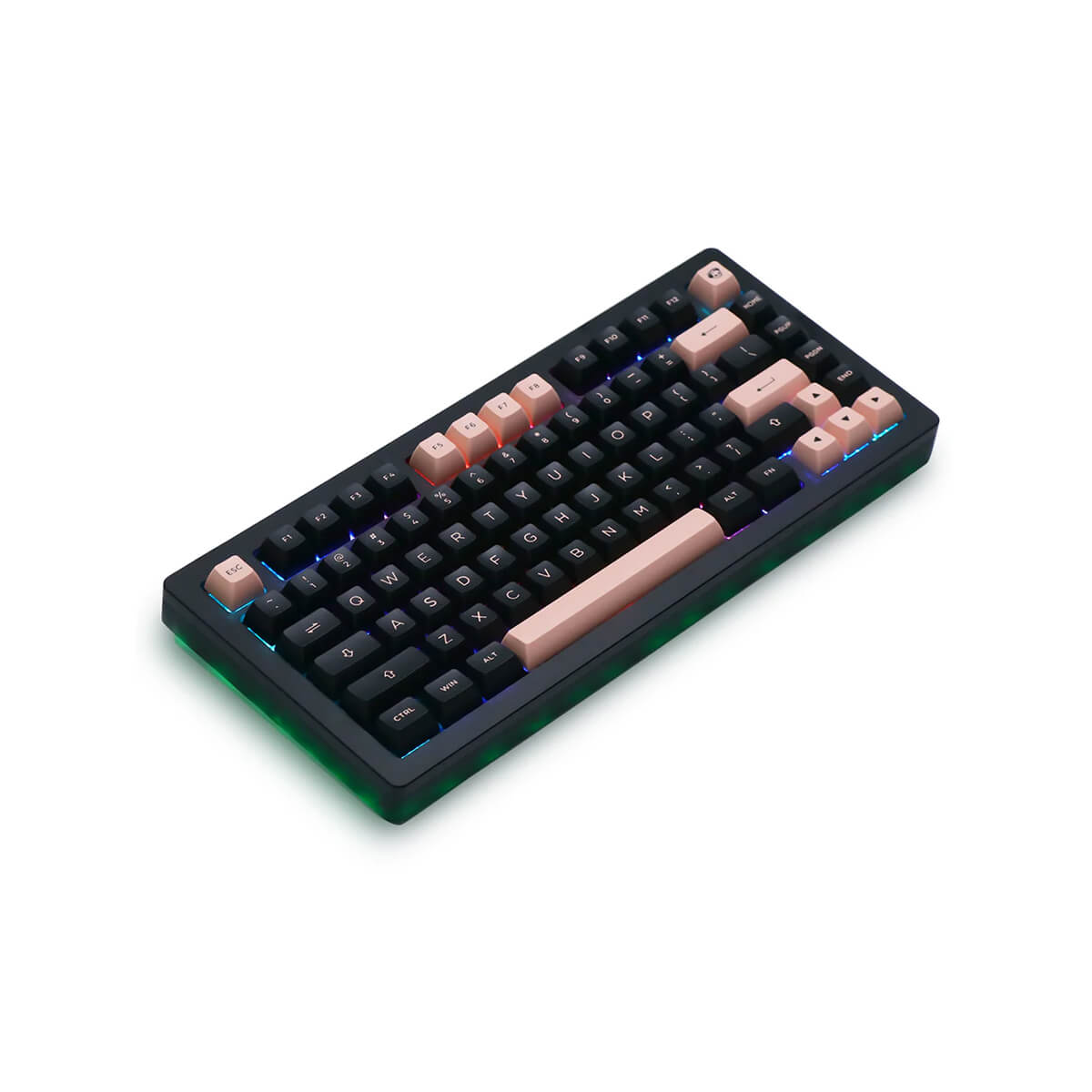 Akko ACR Pro 75 Wired Mechanical Keyboard with RGB Backlighting & Hot-Swappable CS Crystal Black Switches - Perfect for Gaming, Typing & Office Work
