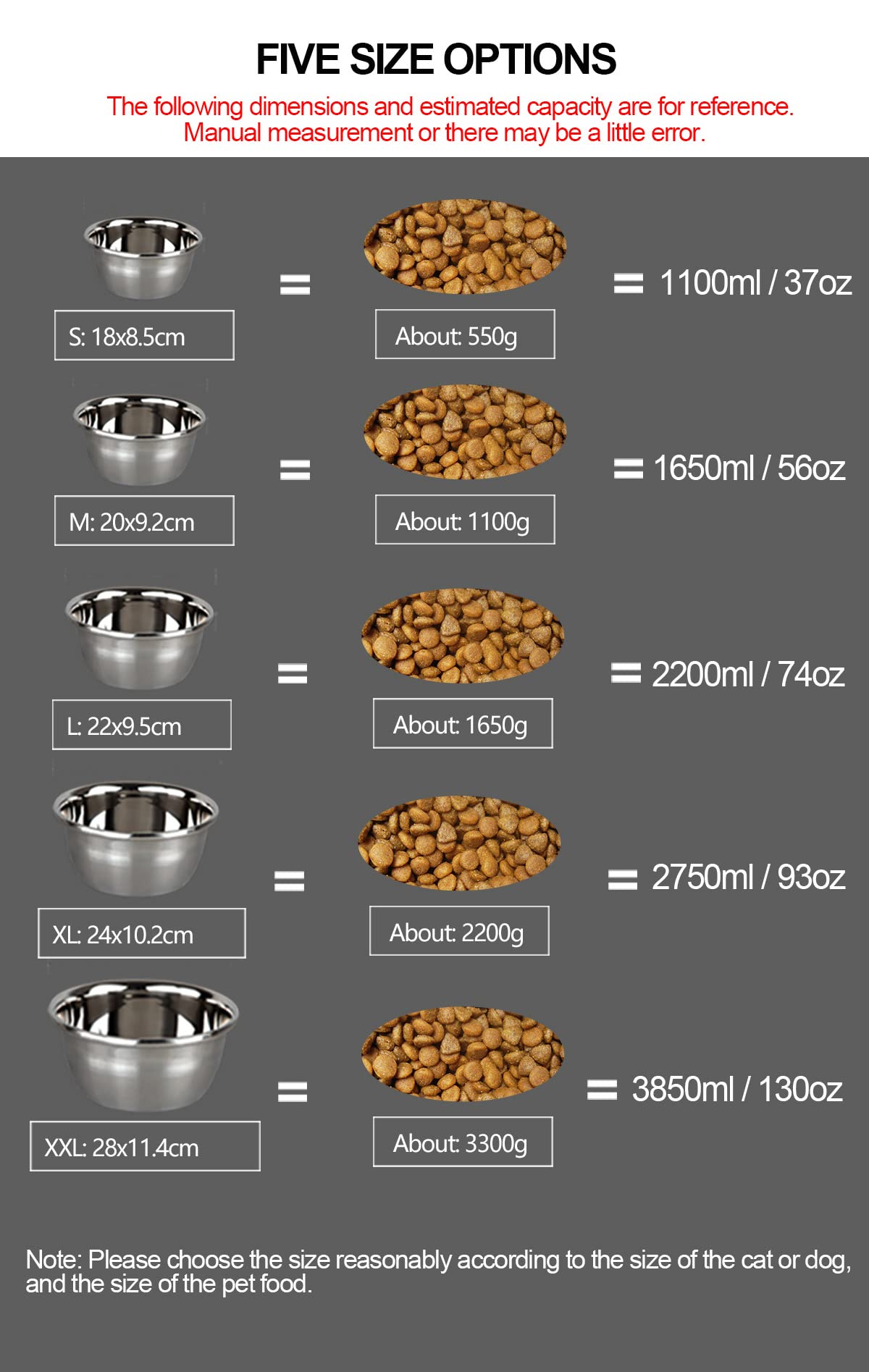 Stainless Steel Dog Hanging Bowl - Durable Removable Non-Slip Pet Food & Water Feeder for Cages (Large 22cm) - Perfect for Travel, Kennels & Outdoor Use
