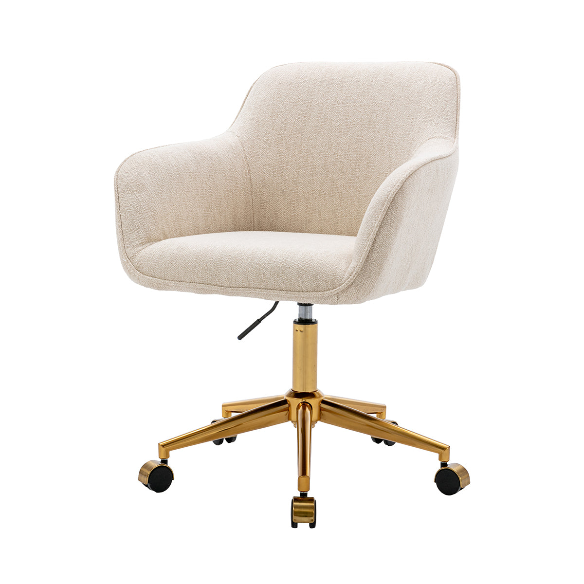 Ergonomic Ava Fabric Office Arm Chair - Adjustable Height & Lumbar Support for Home & Workspace Comfort
