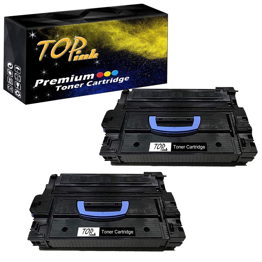 TopInk CZ245A Toner Cartridge Replacement for HP LaserJet Enterprise M806x+ Printer - 2 Pack | High Yield Printing | Office & Home Use | Compatible with HP M806 Series Printers