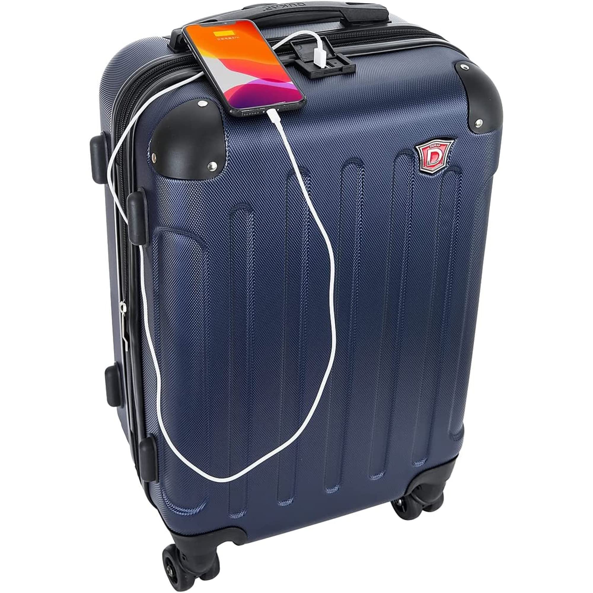 DUKAP INTELY 2-Piece Hardside Spinner Luggage Set with TSA Lock (20