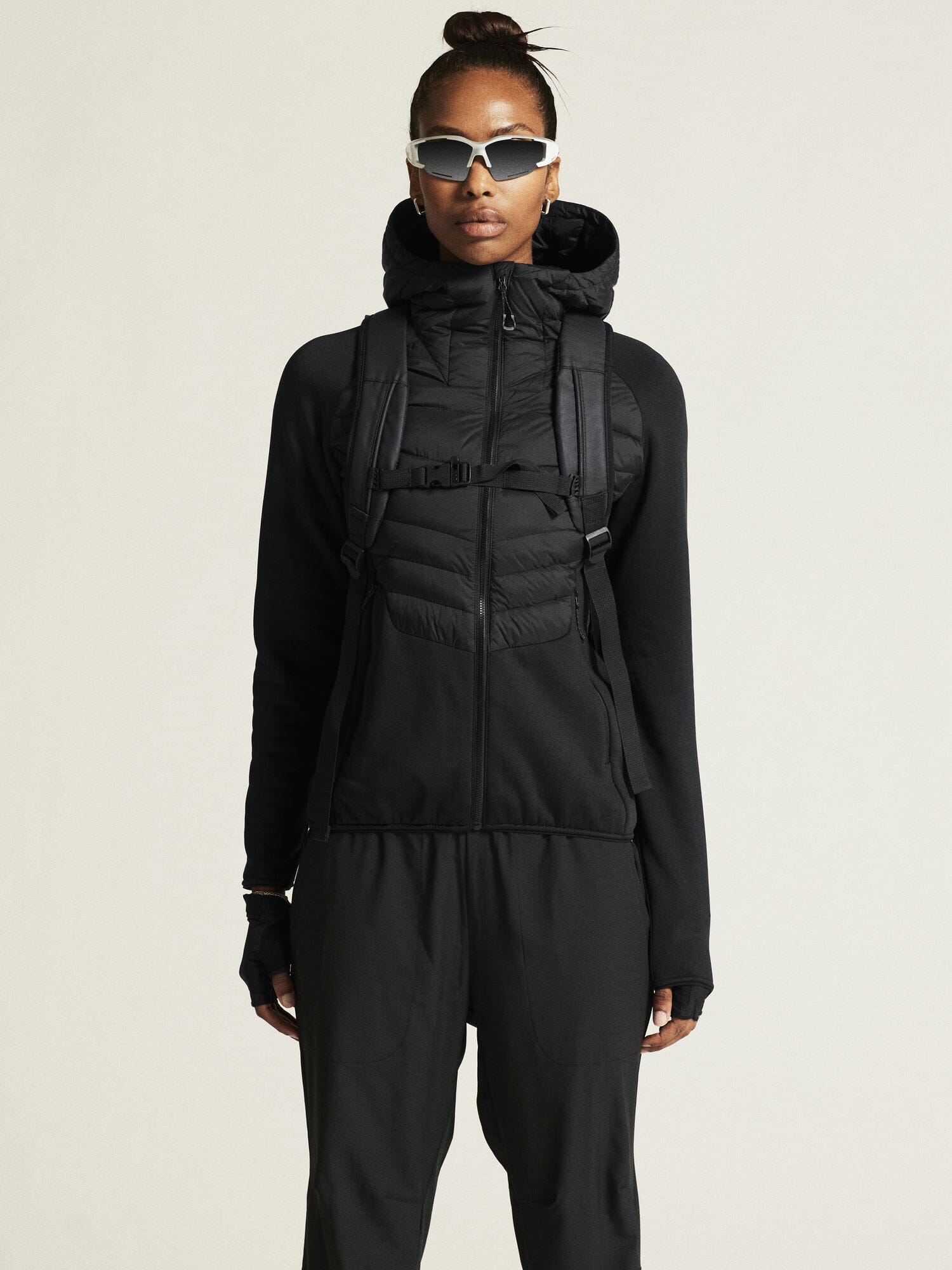 Women's Adventure Explore Hybrid Down Jacket - Lightweight Warm Winter Coat for Hiking, Travel & Outdoor Activities