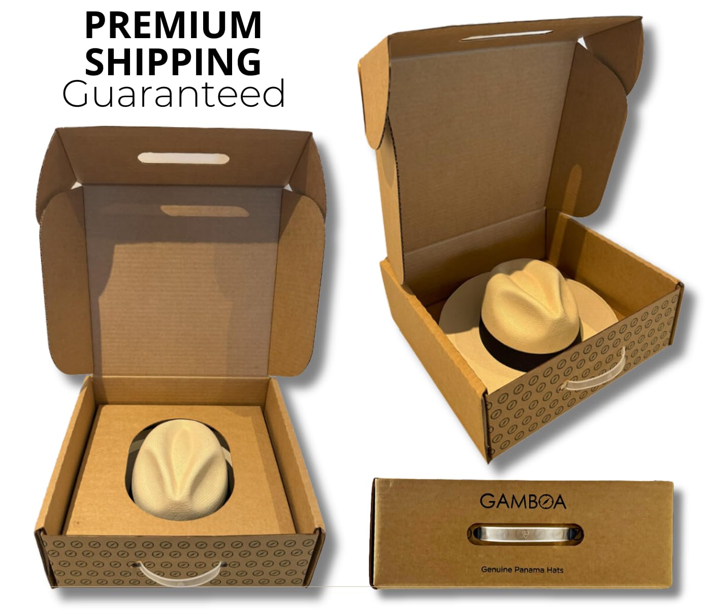 Gamboa Original Panama Hat for Men & Women - UPF50+ UV Protection Straw Fedora Summer Beach Sun Hat - Perfect for Vacations, Outdoor Events & Sun Protection