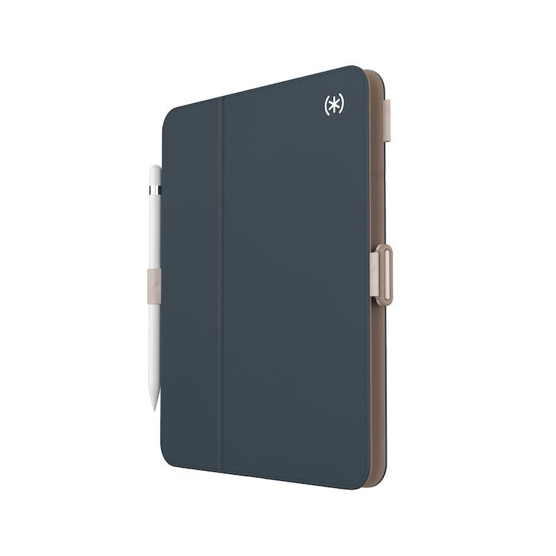 Speck Balance Folio Case for iPad 10th Generation (2022) - Apple Exclusive in Milk, Mocha & Charcoal | Slim Protective Cover for Work, School & Travel