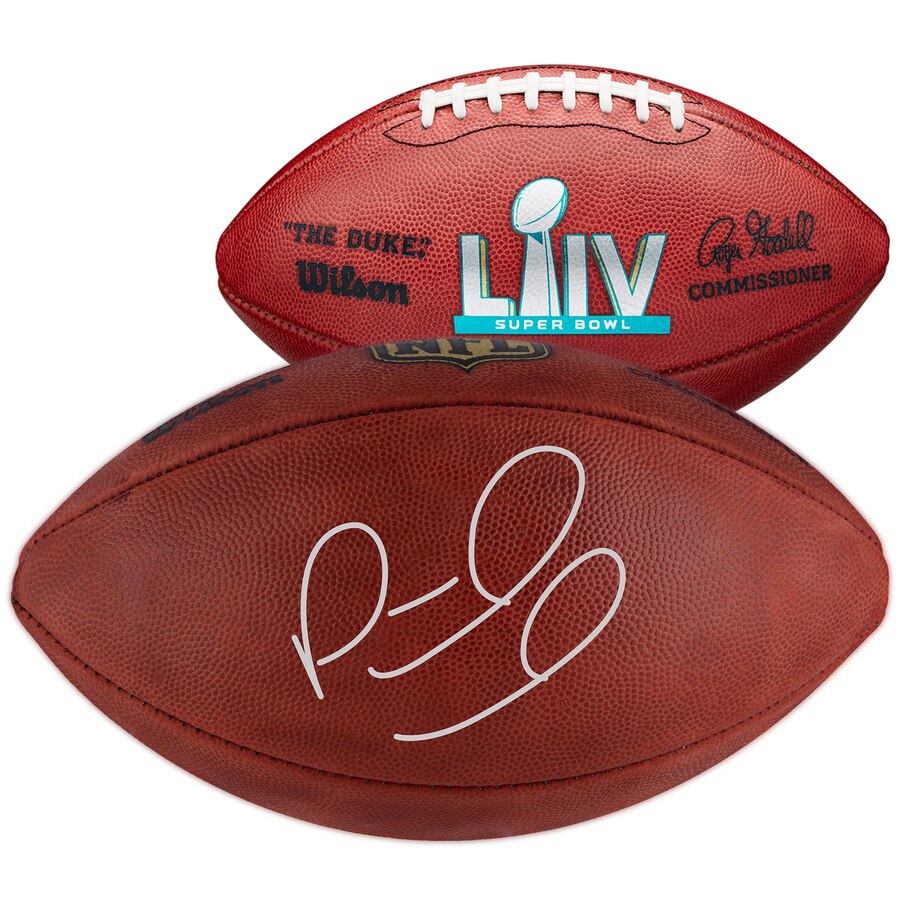 Patrick Mahomes Kansas City Chiefs Autographed Super Bowl LIV Champions Football - Authentic Signed NFL Memorabilia for Fans & Collectors - Perfect for Display, Gifts & Sports Memorabilia Collections