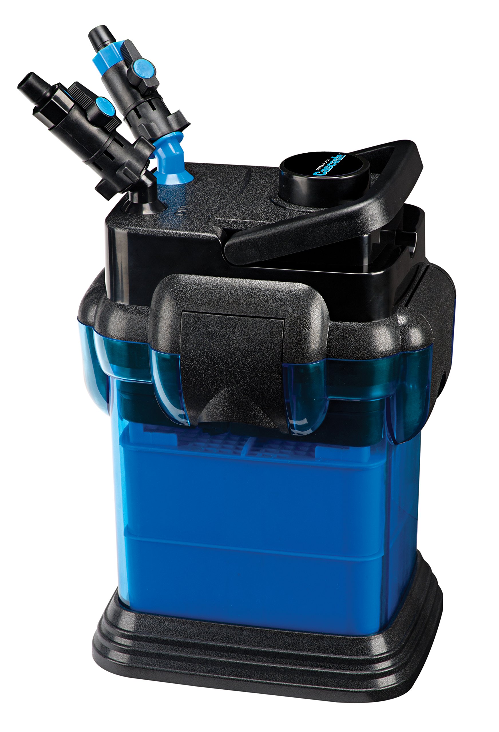 Penn-Plax Cascade 500 All-in-One Aquarium Canister Filter – 30 Gallon Fish Tank Filter with 115 GPH Flow Rate – Quiet & Efficient Water Filtration System – Perfect for Freshwater & Saltwater Aquariums