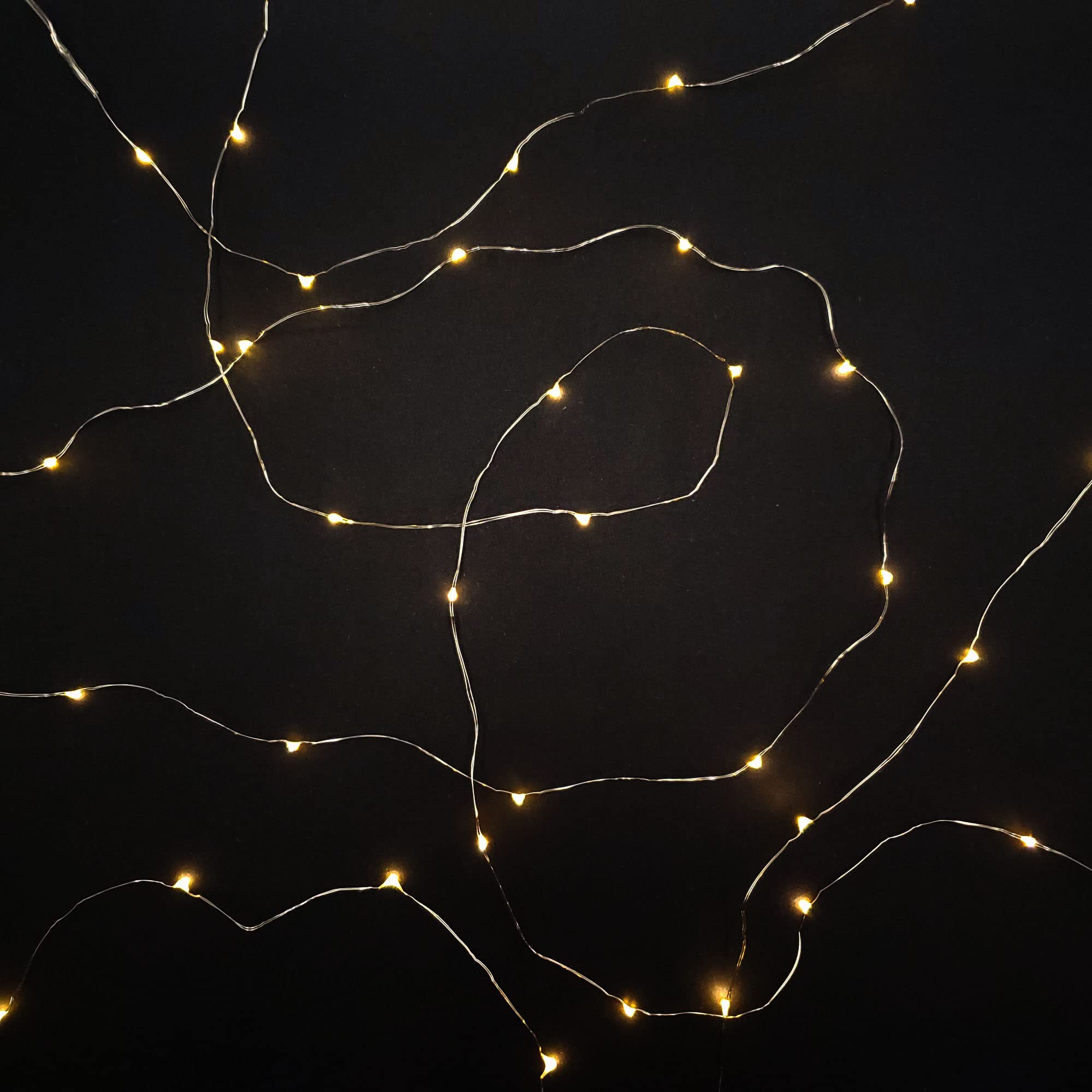 LumaBase Battery Operated LED Fairy String Lights - 3 Pack Warm White Waterproof Outdoor Christmas Decor for Bedroom, Garden, Party & Wedding