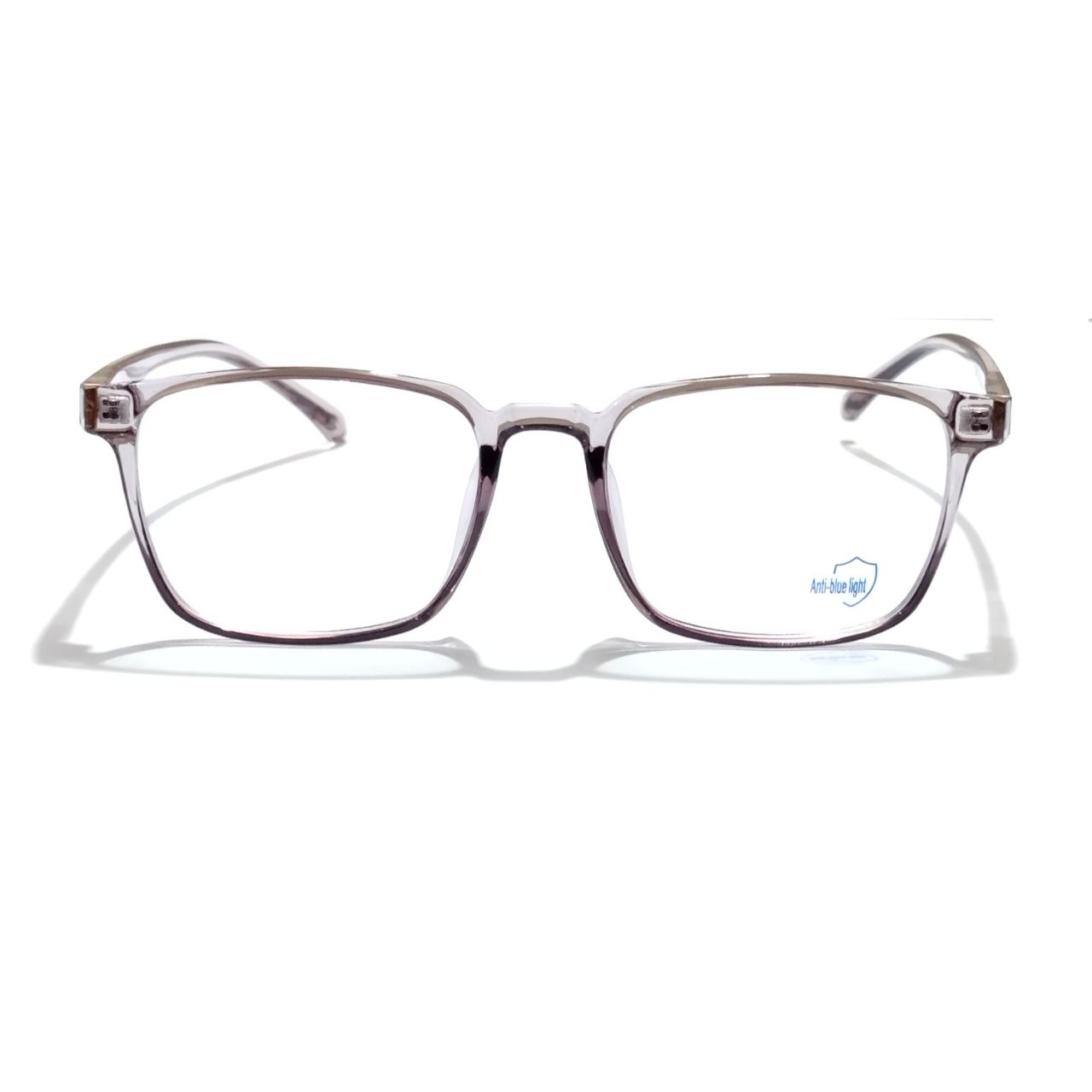 Anti Blue Light Glasses for Men & Women - Transparent Purple Frame (M8507 C8) - Reduce Eye Strain for Computer, Gaming & Phone Use