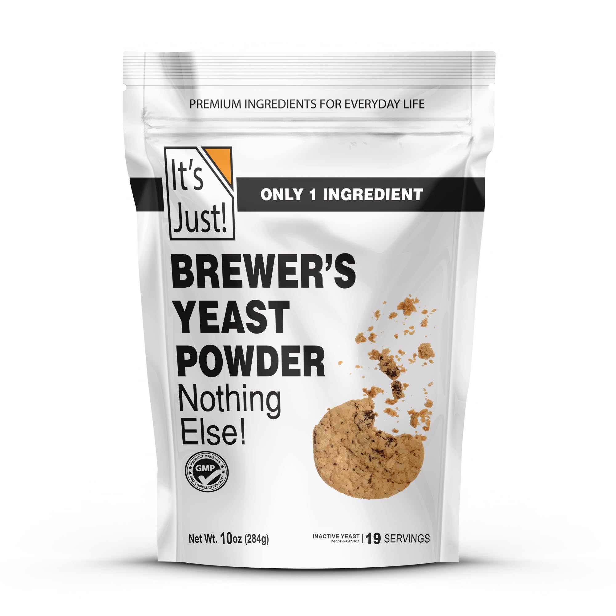 Organic Brewer's Yeast Powder for Lactation Support - 10oz | Keto Baking, Sourdough Bread & Lactation Cookies | Boosts Mother's Milk Supply | Perfect for Nursing Moms & Healthy Recipes