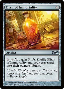 Magic: the Gathering - Elixir of Immortality (204) - Magic 2013 Core Set - MTG Booster Pack Card for Deck Building & Strategy Games - Perfect for Collectors and Players