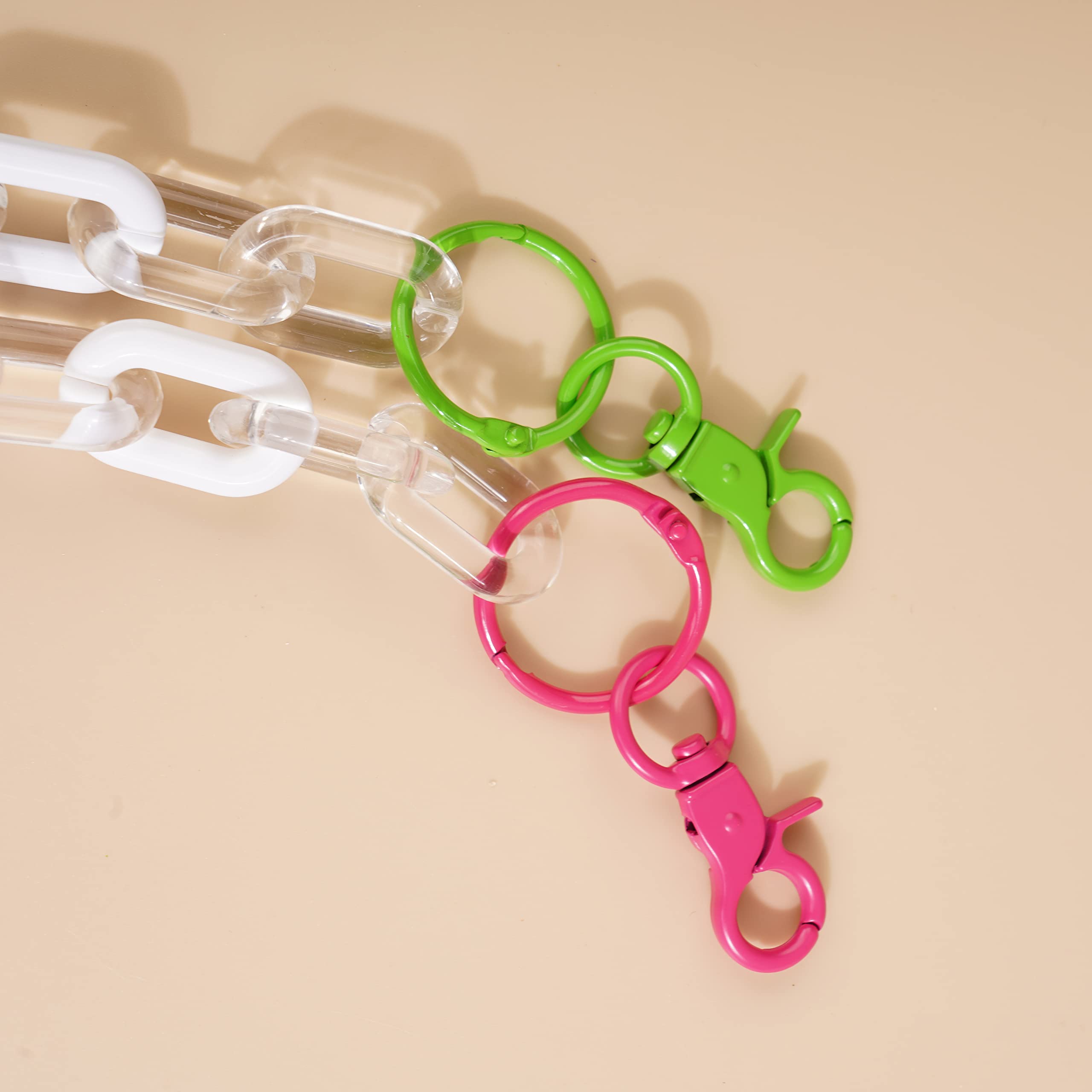Colorful Acrylic Pants Chain for Jeans - Trendy Unisex Body Jewelry for Daily Wear