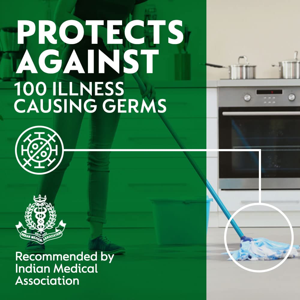 Dettol Antiseptic Disinfectant Liquid - 550ml Bottle for Home, Kitchen & Bathroom Cleaning | Kills 99.9% Germs & Bacteria | Safe for Skin & Surfaces
