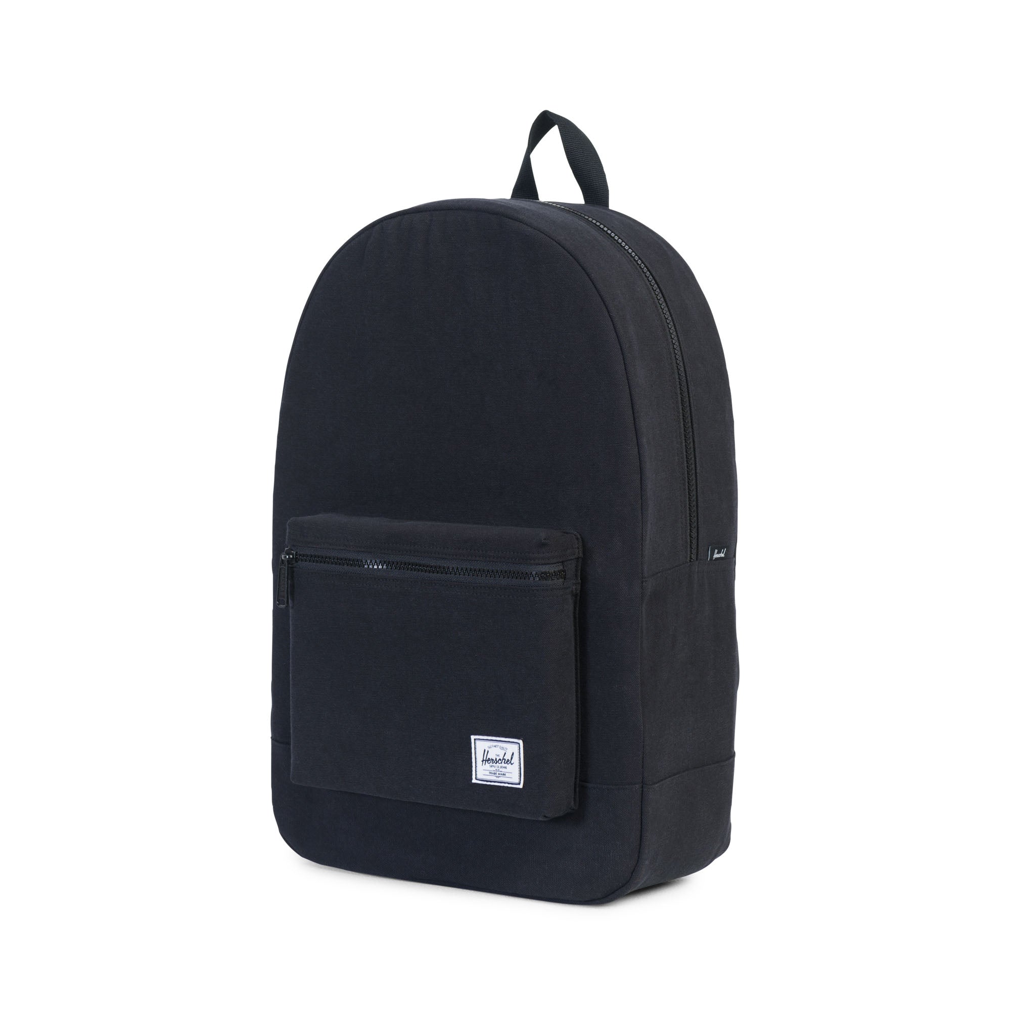 Herschel Cotton Casuals Collection Daypack Backpack - Black | Lightweight & Durable for School, Travel & Everyday Use