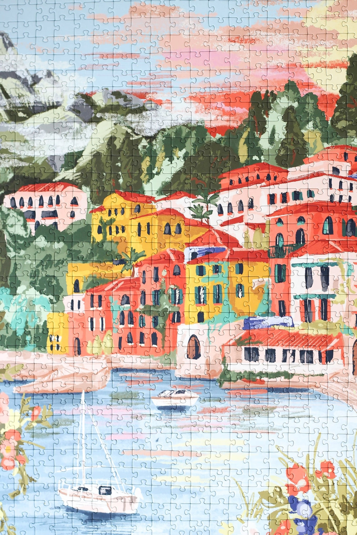 Lake Como 1000 Piece Jigsaw Puzzle for Adults - Scenic Italian Landscape Puzzle for Relaxation & Home Decor