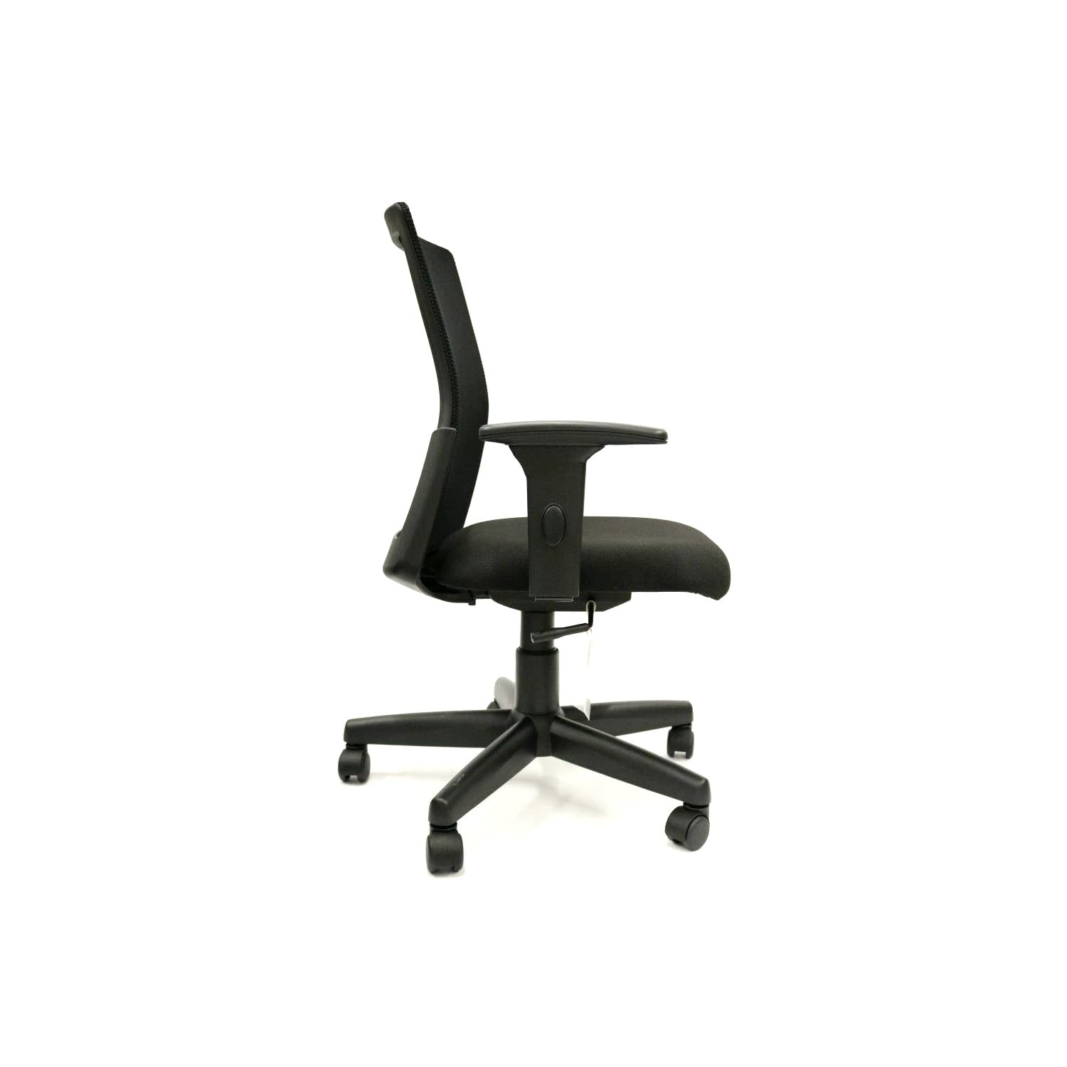 MOOV Light Ergonomic Office Chair - High-Back Mesh Computer Desk Chair with Adjustable Lumbar Support, Height & Arms - Breathable Fabric for Home & Office Workspaces - Black