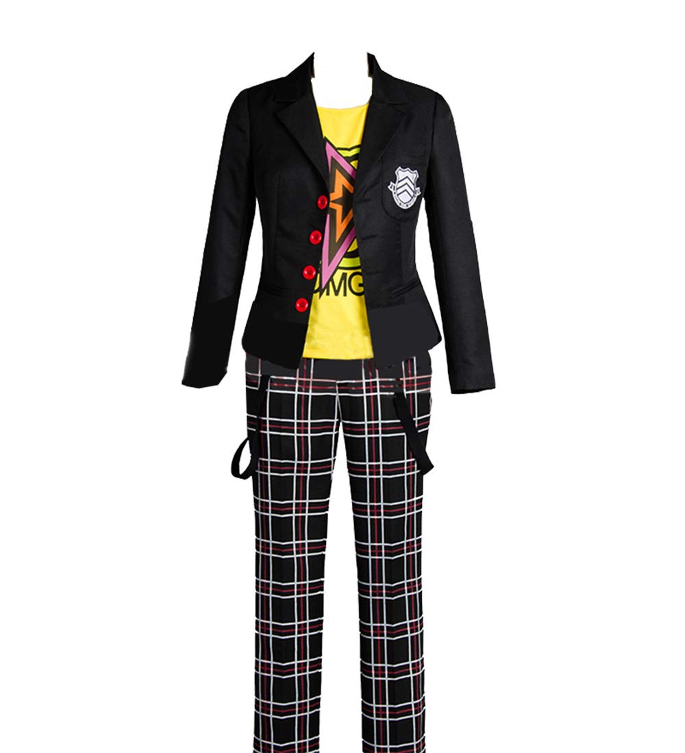 Persona 5 Haru Okumura Cosplay Costume - Pink Uniform Dress Suit for Women | Anime Convention Outfit & Halloween Cosplay