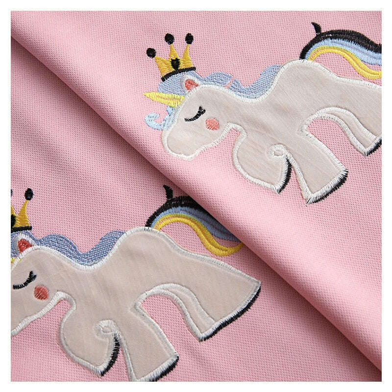 Remy Unicorn Embroidered Pink Curtains for Kids Bedroom - Magical Decor for Girls' Room & Nursery | Perfect for Birthday Gifts & Fantasy Themed Bedrooms