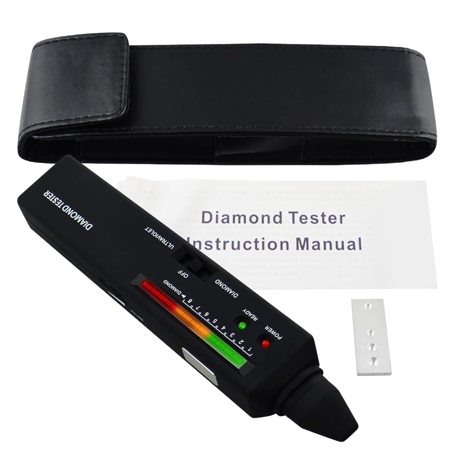 Professional Diamond Tester Pen with UV Light - High Accuracy Gemstone Tester for Real Diamonds & Jewelry | Perfect for Jewelers, Pawn Shops & Gemstone Enthusiasts