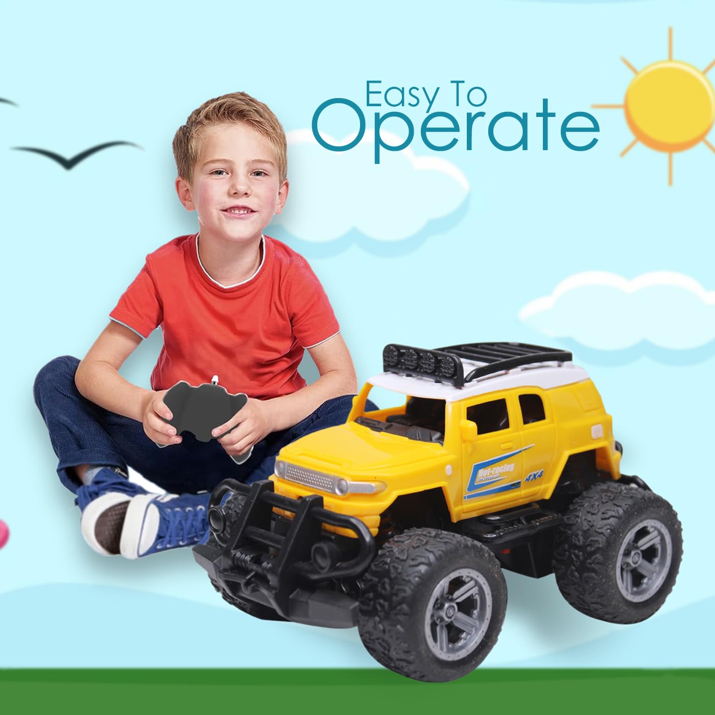 Fast Remote Control Car for Kids - High Speed RC Racing Toy for Boys & Girls | Indoor & Outdoor Play, Birthday Gifts, Backyard Fun
