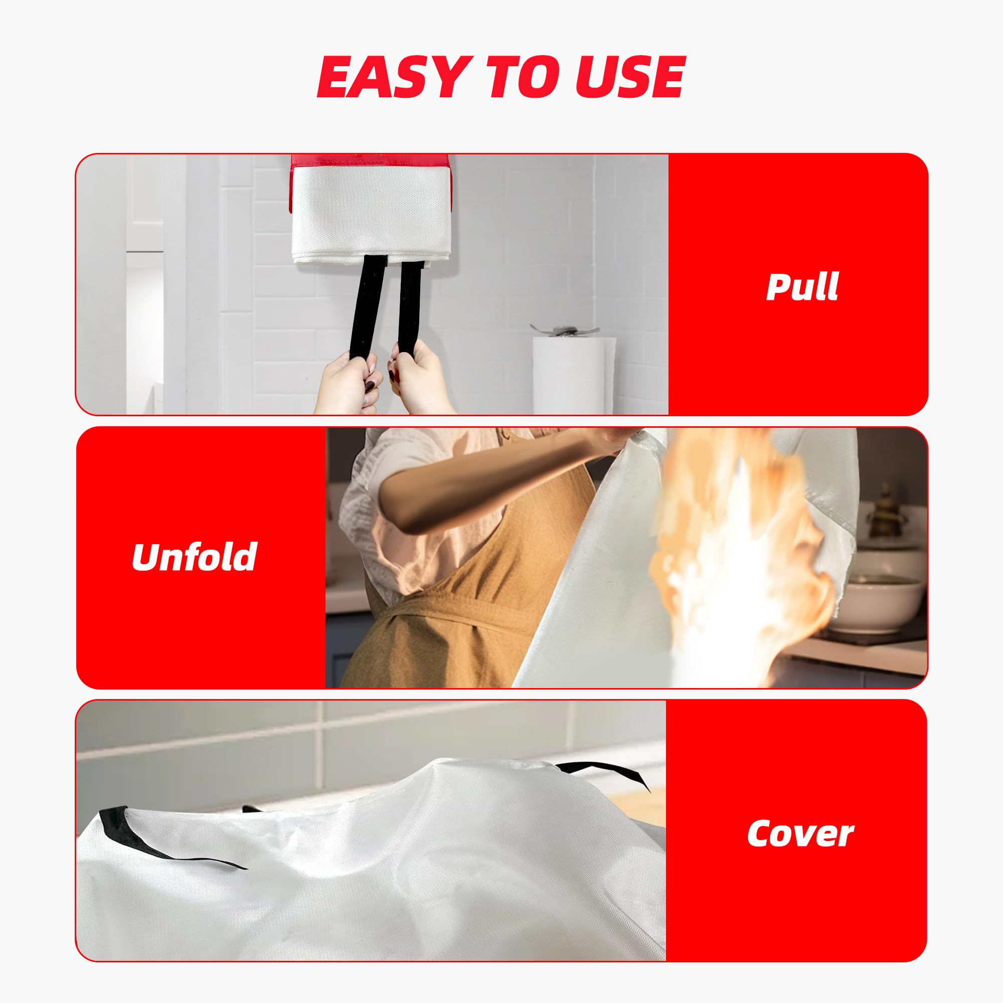 LaSyL Fire Blanket Emergency for Home - 40