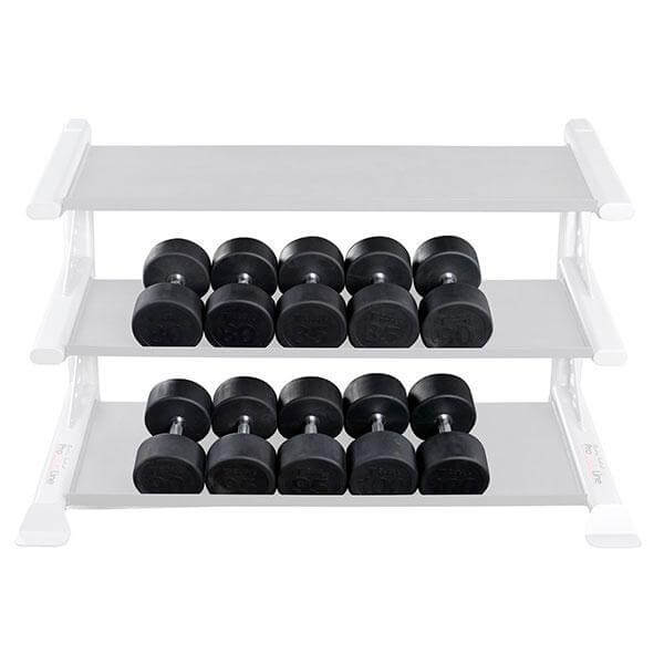 Body Solid Rubber Round Dumbbell Sets SDPS - Premium Home Gym Equipment for Strength Training, Weight Lifting & Fitness Workouts - Perfect for Home Gym, CrossFit, and Personal Training Sessions