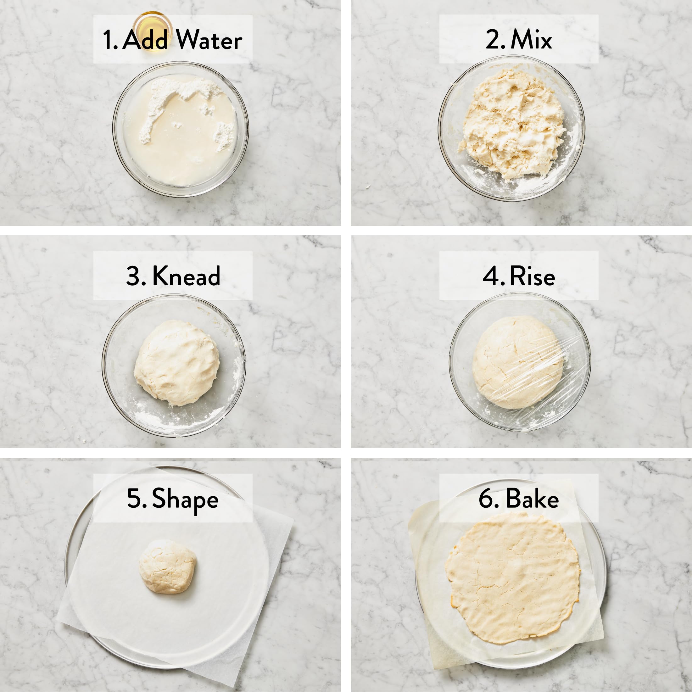 DeLallo Gluten Free All Purpose Pizza Dough Mix Kit - 17 Oz (10 Pack) for Baking Crust, Bread & Calzones | Vegan, Dairy Free, All Natural | Perfect for Homemade Pizza Nights & Italian Cooking