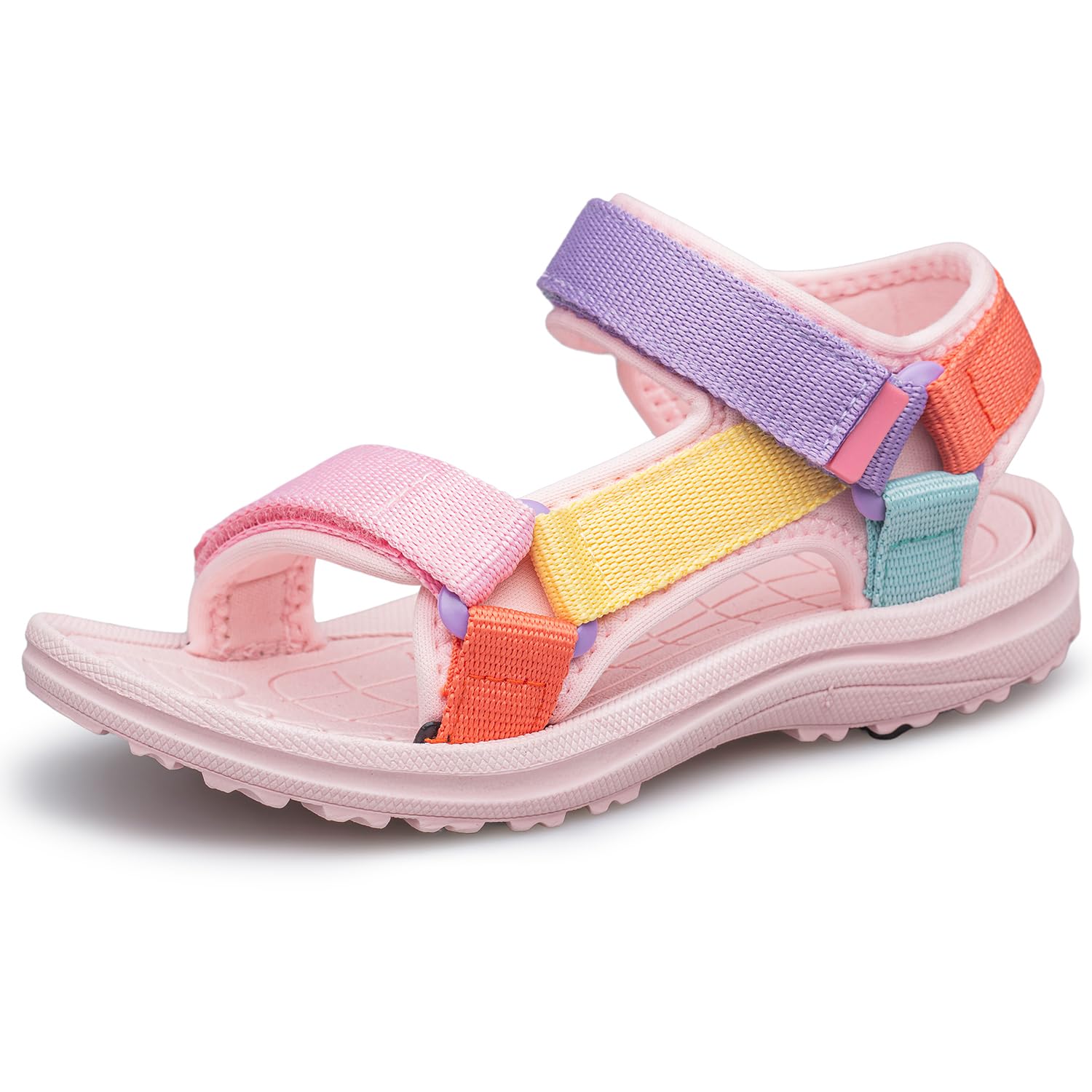 Vibdiv Boys & Girls Open-Toe Sport Sandals - Lightweight Summer Outdoor Sandals for Toddler, Little Kid & Big Kid - Perfect for Beach, Pool & Playground Activities