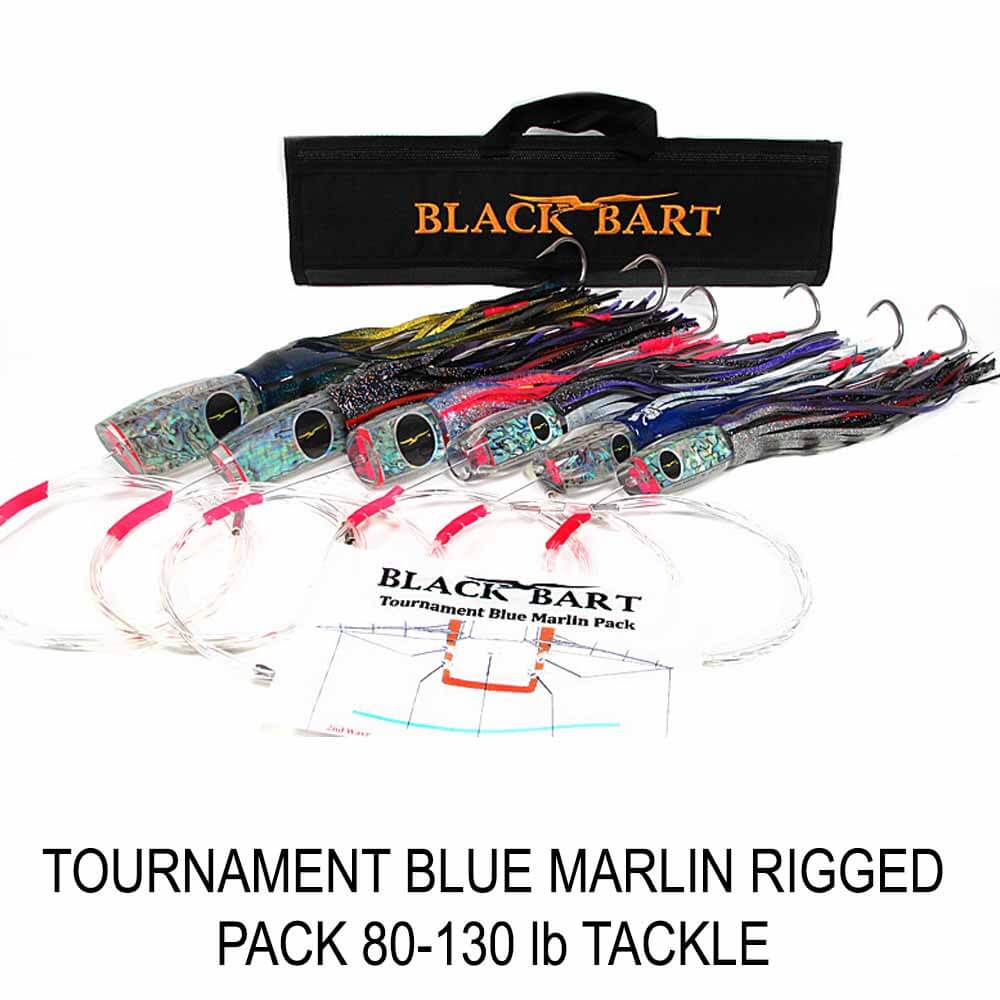 Black Bart Tournament Blue Marlin Pack - Premium Saltwater Fishing Lure Kit for Offshore Game Fishing - Perfect for Trolling Marlin, Sailfish and Big Game Fish