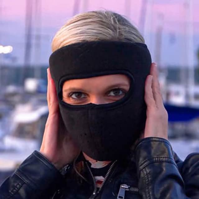 Geeylly Winter Fleece Mask - Warm & Soft Face Cover for Cold Weather - Windproof & Breathable Balaclava for Skiing, Snowboarding & Outdoor Activities