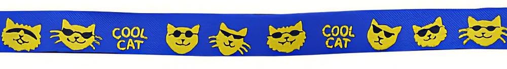 Cool Cat Collar - Blue for Outdoor Adventures & Playtime