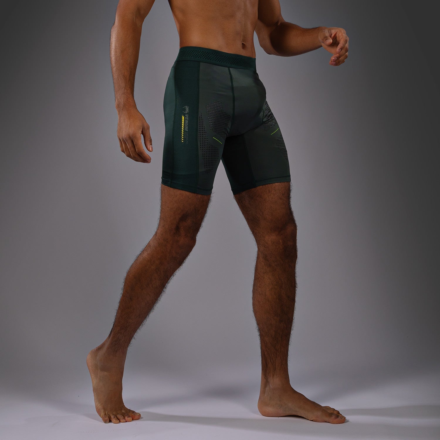 Venum Technical 3.0 Vale Tudo MMA Shorts - Premium Forest Green Fight Shorts for Brazilian Jiu-Jitsu, Muay Thai & MMA Training | High-Performance Combat Sports Gear