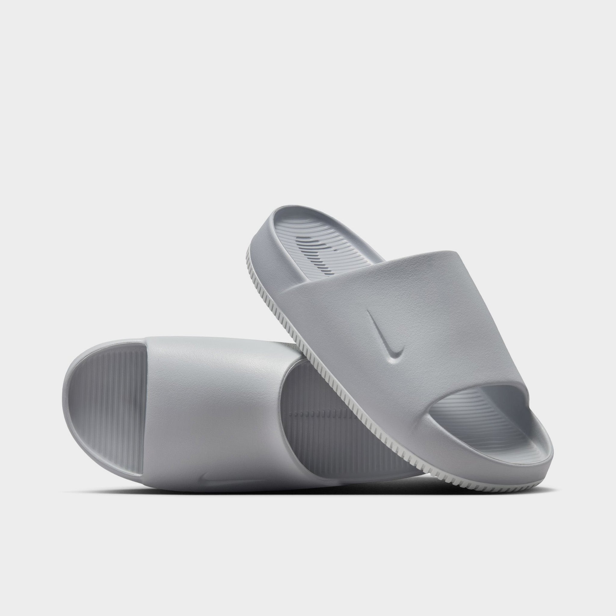 Nike Calm Slide Sandals - Wolf Grey | Comfortable & Lightweight Slides for Men & Women | Perfect for Pool, Beach, Gym & Casual Wear