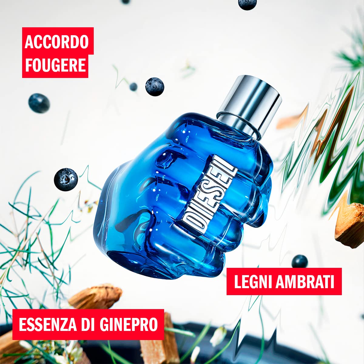 DIESEL Sound of the Brave Men's Cologne Gift Set - Eau de Toilette with Lemon, Spicy Juniper Berries & Ambery Wood Notes | Perfect for Daily Wear, Date Night & Special Occasions