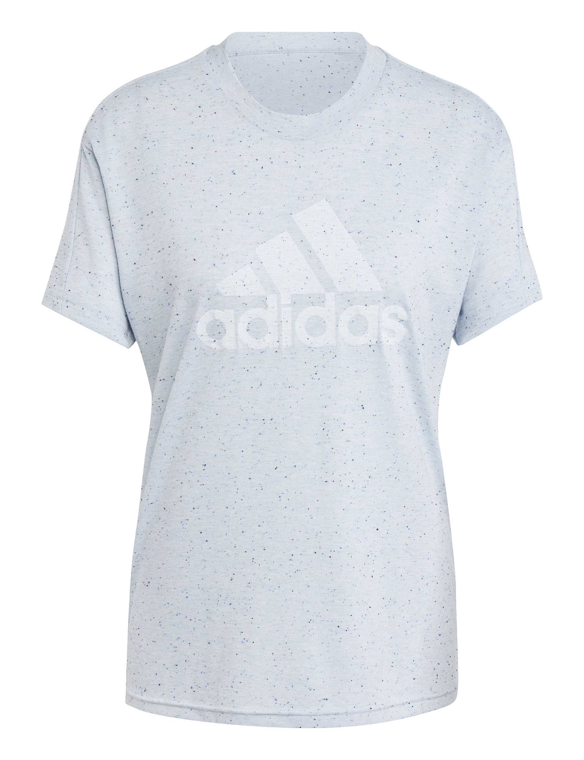 Future Icons Winners 3.0 Graphic T-Shirt - Wonder Blue Melange Cotton Tee for Men | Casual Wear, Street Style & Everyday Comfort