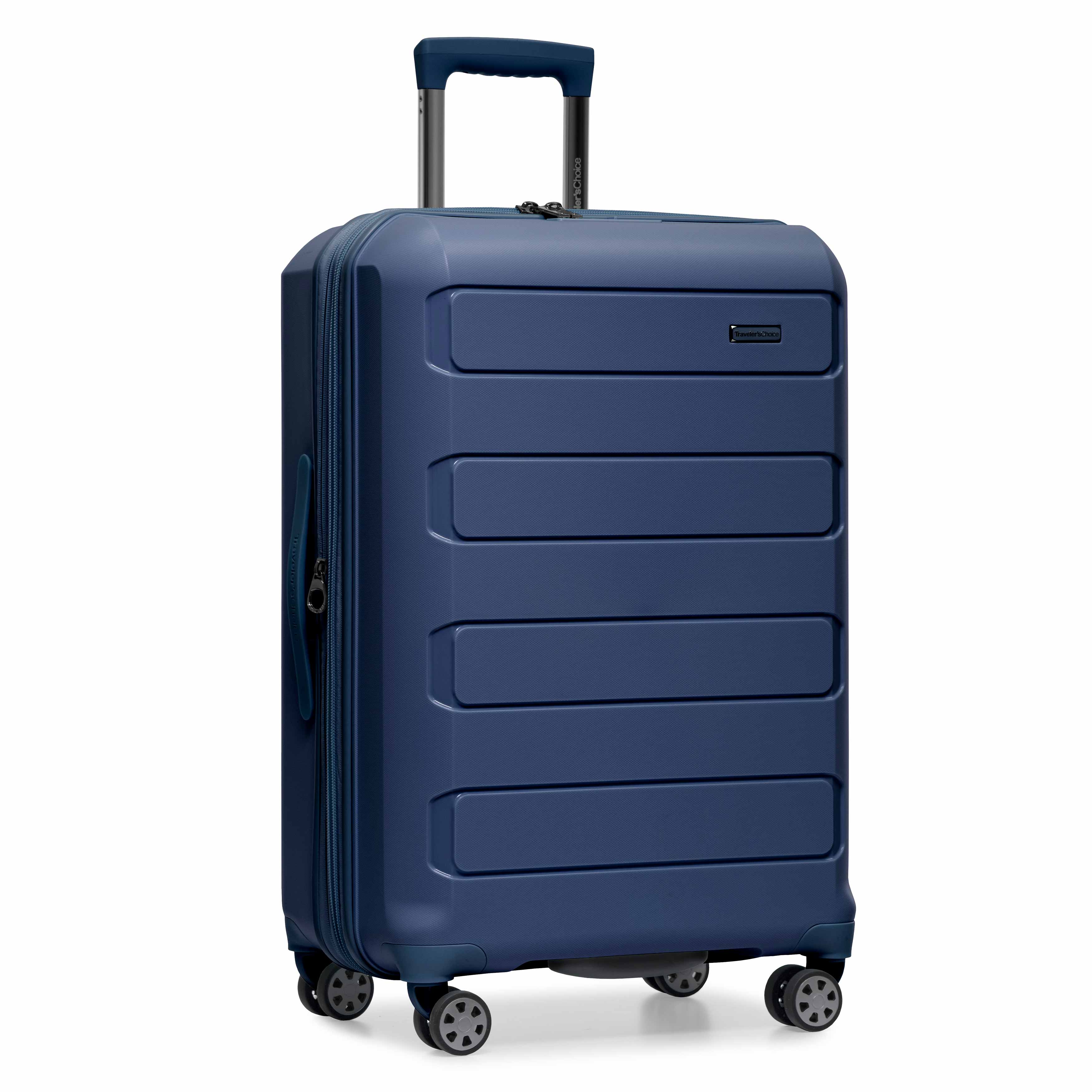 Pagosa Medium Checked Luggage - Lightweight Durable Suitcase for Travel, Business & Vacation - Spinner Wheels & TSA Lock - Perfect for Airplane Carry-On & Road Trips
