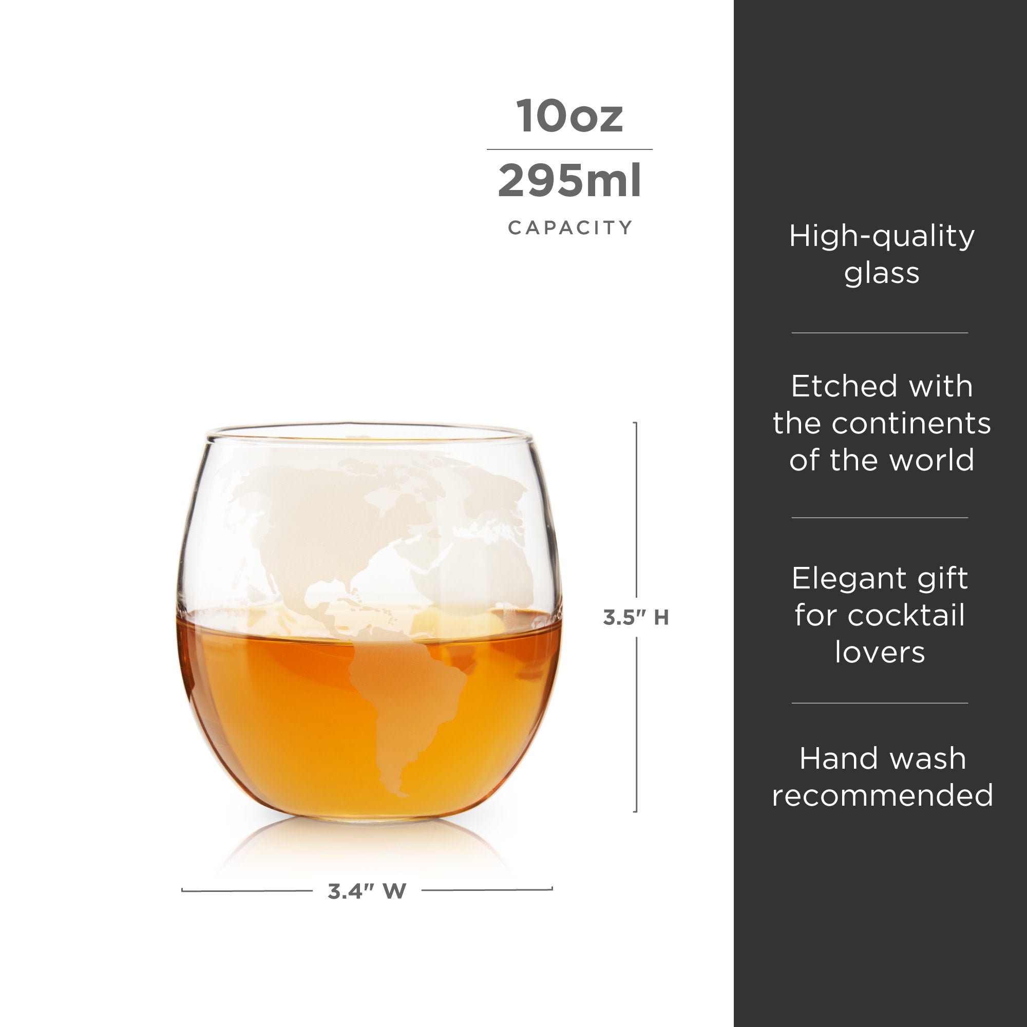 Premium Whiskey Glasses Set of 2 - Heavy Base Crystal Clear Old Fashioned Rocks Tumblers for Bourbon, Scotch & Cocktails - Perfect for Home Bar, Gifts & Entertaining