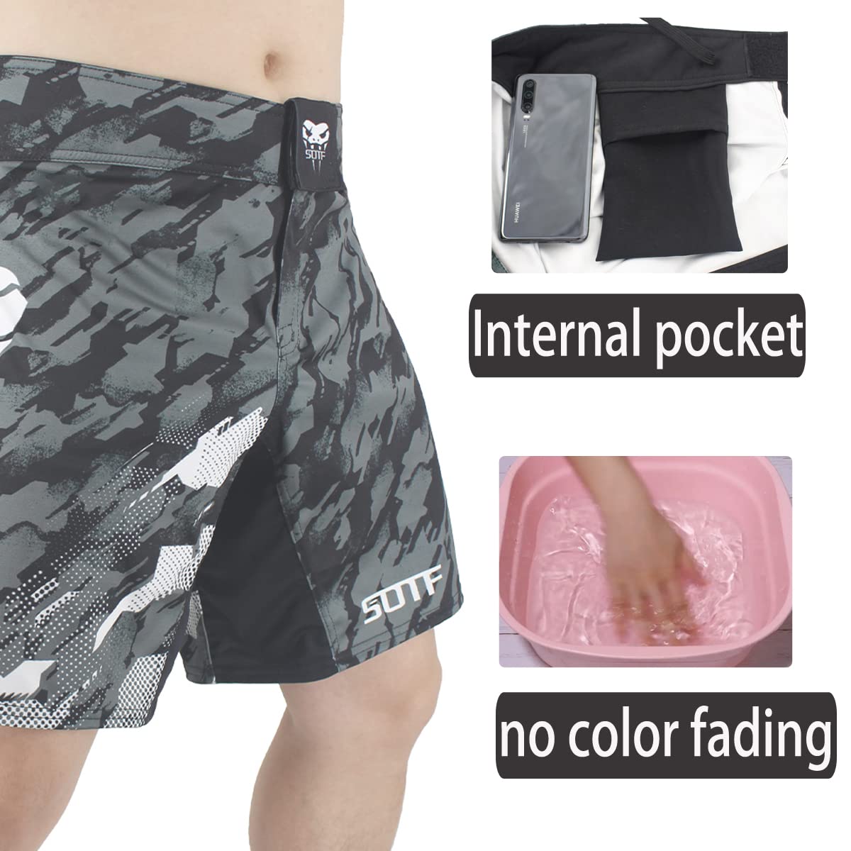 **Men's Lightweight Breathable MMA BJJ Training Shorts - No-Gi Fight Shorts for Boxing, Muay Thai & Grappling | Quick-Dry Gym & Martial Arts Workout Shorts | Ideal for MMA, BJJ, Boxing & Muay Thai Training | Perfect for Gym, Home Fitness, Running & Outdoor Sports | Great for MMA Classes, Competitions, Daily Workouts, Sparring & Beach Activities | Best for Combat Sports, Fitness Training & Active Lifestyle**