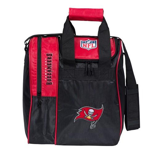 KR Strikeforce 2020 NFL Tampa Bay Buccaneers Single Tote Bowling Bag - Official Licensed NFL Team Bowling Accessory for Men & Women - Perfect for Bowling Leagues, Sports Fans, and Game Day Gear