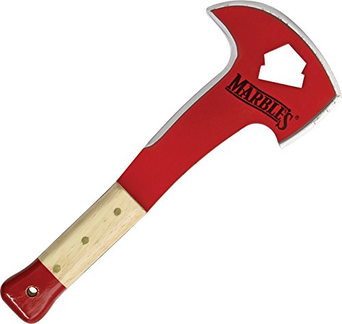 Marbles MR5215-BRK Fireman's Survival Axe - Heavy Duty Camping & Emergency Tool for Outdoor Adventures, Fire Rescue, and Survival Situations