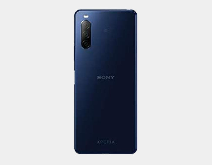 Sony Xperia 10 II XQ-AU52 128GB 4GB RAM Smartphone - International Version (Blue) - Perfect for Travel, Business & Entertainment