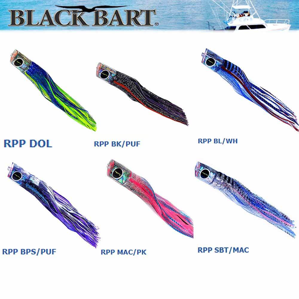 Black Bart RPP Trolling Lure - Premium Saltwater Fishing Lure for Salmon, Tuna & Marlin - Perfect for Deep Sea & Offshore Fishing Adventures