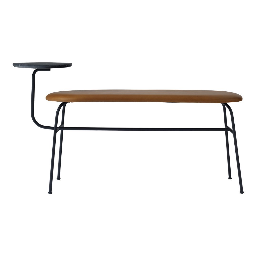 Afteroom Bench Menu - Modern Scandinavian Dining Bench for Kitchen, Dining Room & Cafe - Durable Wooden Bench with Minimalist Design for Home & Commercial Use